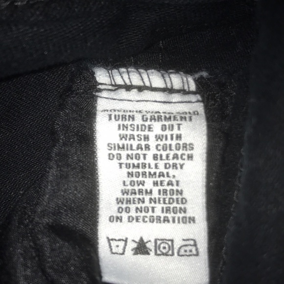 GUESS jeans  black skinny stretchy vintage Y2K sequins design NEW size 12 - Picture 5 of 8